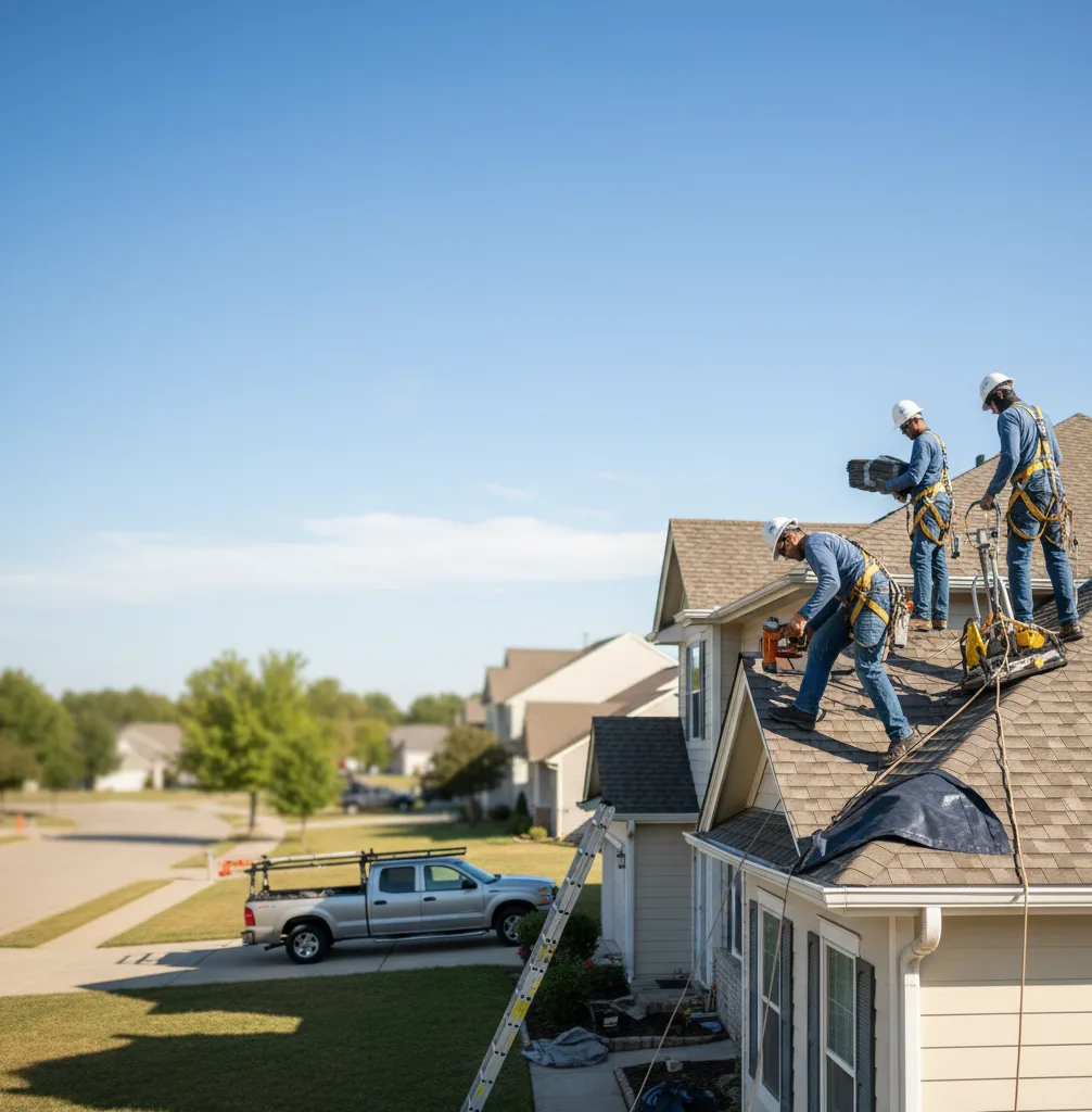Roof Repair in Roundup